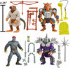 Teenage Mutant Ninja Turtles 4 Inch Action Figure Classic Movie Star 4-Pack - (Splinter - Rahzar - Foot Soldier - Super Shredder) Bundle