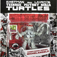 Teenage Mutant Ninja Turtles 4 Inch Action Figure B&W Comic Series - Michelangelo