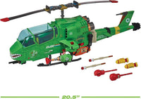 Teenage Mutant Ninja Turtles G.I. Joe 4 Inch Scale Vehicle Figure - Turtle-Fly Copter
