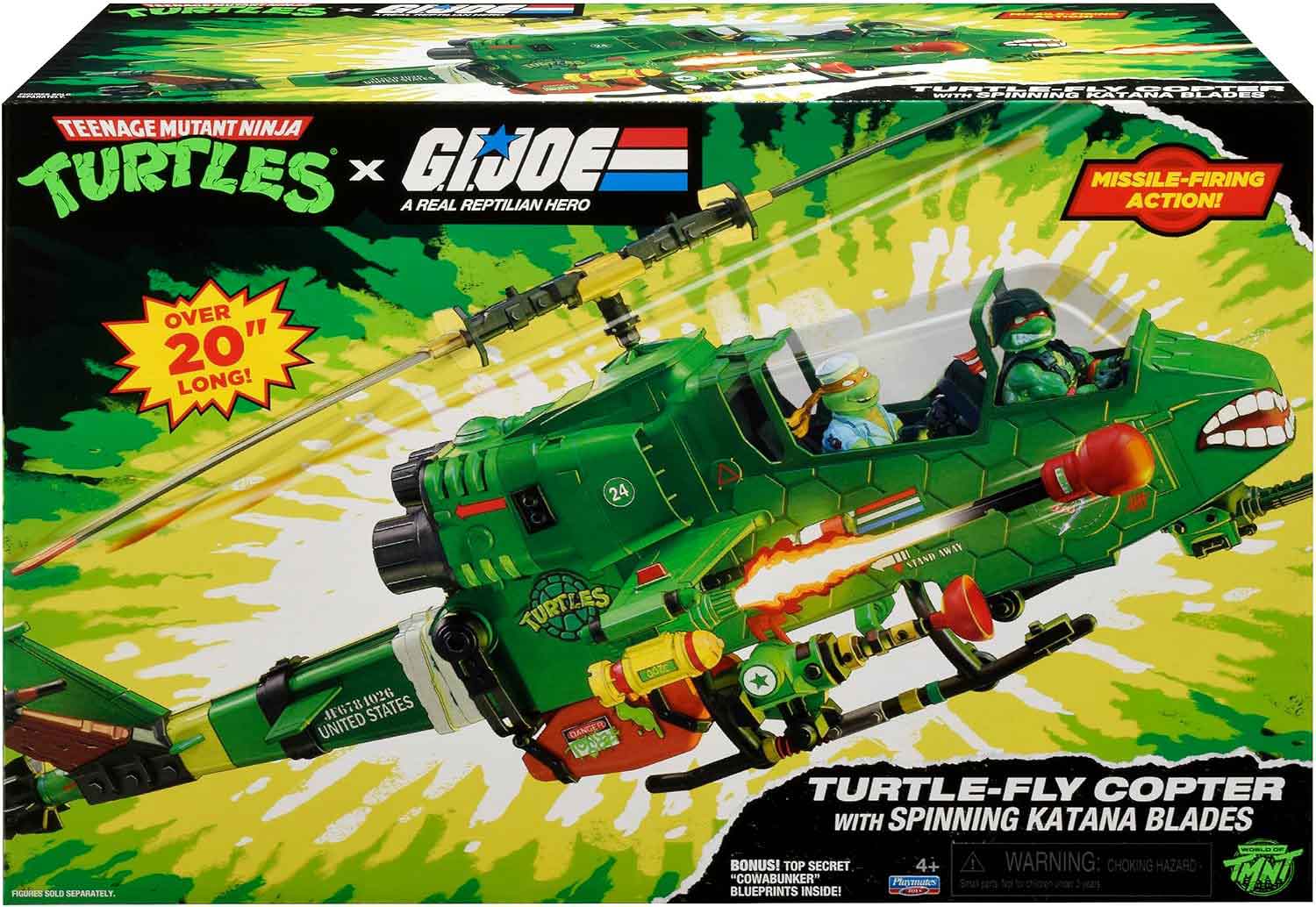 Teenage Mutant Ninja Turtles G.I. Joe 4 Inch Scale Vehicle Figure