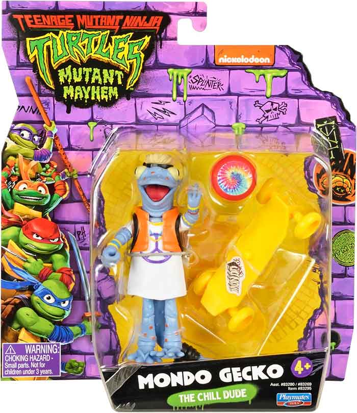 Teenage Mutant Ninja Turtles 5 Inch Action Figure Mutant Mayhem - Mondo Gecko