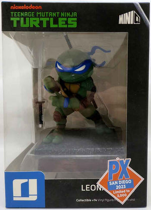 Teenage Mutant Ninja Turtles SDCC 8 Inch Action Figure Minoco Diorama Exclusive - Leonardo V2