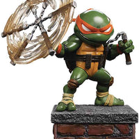 Teenage Mutant Ninja Turtles SDCC 8 Inch Statue Figure Minoco Diorama Exclusive - Michaelangelo V2