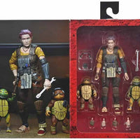 Teenage Mutant Ninja Turtles The Last Ronin 7 Inch Action Figure Lost Years Ultimate - Grammy April with Yi & Moja