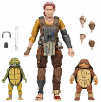 Teenage Mutant Ninja Turtles The Last Ronin 7 Inch Action Figure Lost Years Ultimate - Grammy April with Yi & Moja