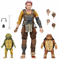 Teenage Mutant Ninja Turtles The Last Ronin 7 Inch Action Figure Lost Years Ultimate - Grammy April with Yi & Moja