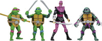 Teenage Mutant Ninja Turtles 7 Inch Figure Turtles In Time - Set of 4 (Donatello - Leonardo - Slash - Foot Soldier)