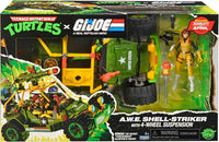 Teenage Mutant Ninja Turtles x G.I. Joe 5 Inch Vehicle Figure - A.W.E Shell Striker with Scarlett x April