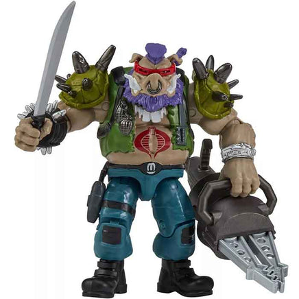 Teenage Mutant Ninja Turtles x G.I. Joe 5 Inch Action Figure - Bebop x Dreacknocks