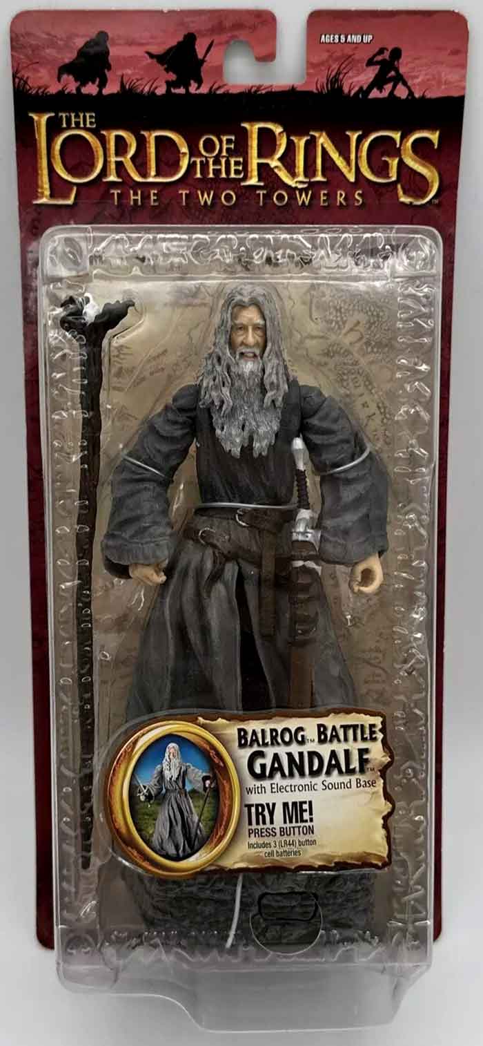 The Lord Of The Ring 6 Inch Action Figure - Balrog Battle Gandalf
