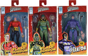 The Original Superheroes 7 Inch Action Figure Series 1 - Set of 3 (Phantom - Flash Gordon - Ming) (Red Packaging)