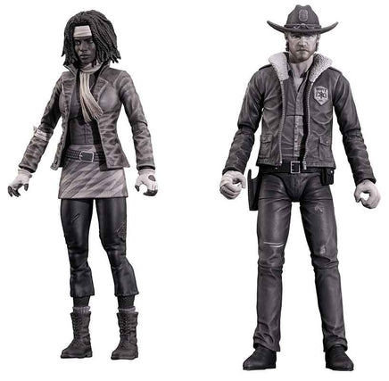 The Walking Dead Comic 7 Inch Action Figure Select Wave 1 - Set of 2 (Rick & Michonne)