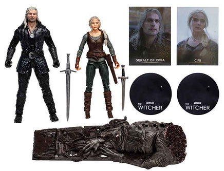 The Witcher Netflix 7 Inch Action Figure 2-Pack - Geralt & Ciri (Season 3)