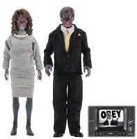 They Live 8 Inch Action Figure Retro Clothed Series - Alien 2-Pack