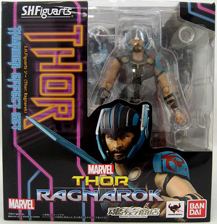 Thor Ragnarok 6 Inch Action Figure S.H. Figuarts - Thor & Thunderbolt Effect (Shelf Wear Packaging)