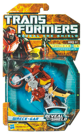 Tranformers Yellow Card 6 Inch Action Figure Deluxe Class (2011 Wave 2) - Wreck-Gar (Motorcycle)