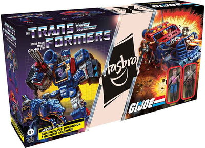 Transformers Collaborative G.I. Joe 3.75 Inch Scale Action Figure - Soundwave Dreadnok with Zartan and Zarana