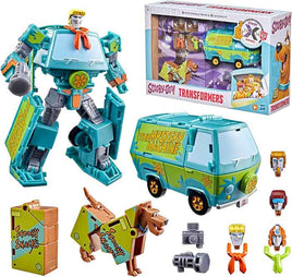 Transformers Collaborative Scooby Doo 6 Inch Action Figure Deluxe Class - Mysterious Prime & Automutt