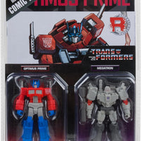 Transformers Comic 3.75 Inch Action Figure Page Punchers 2-Pack - Optimus Prime and Megatron