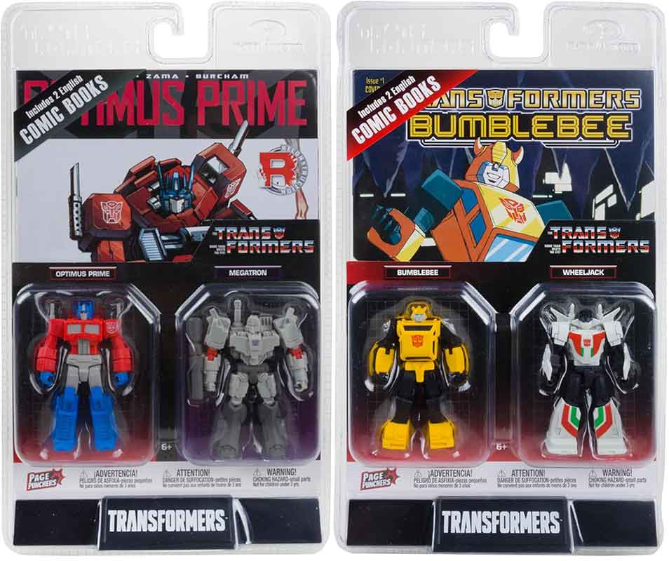 Transformers Comic 3.75 Inch Action Figure Page Punchers 2-Pack - Set of 2