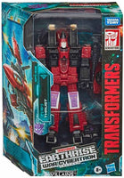 Transformers Earthrise 6 Inch Action Figure War For Cybertron Deluxe Class - Thrust Reissue