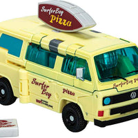 Transformers Generations Collaborative 6 Inch Action Figure Stranger Things Deluxe Class - Surfer Boy Pizza