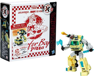 Transformers Generations Collaborative 6 Inch Action Figure Stranger Things Deluxe Class - Surfer Boy Pizza