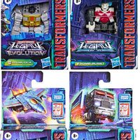 Transformers Legacy Evolution 3.5 Inch Action Figure Core Class Wave 3 - Set (Grimlock - Thunder - Prime - Bomb Burst)