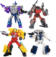Transformers Legacy Evolution 6 Inch Action Figure Deluxe Class Wave 4 - Set of 4 (Break - Needle - Hot Shot - Scrap)