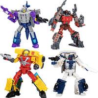 Transformers Legacy Evolution 6 Inch Action Figure Deluxe Class Wave 4 - Set of 4 (Break - Needle - Hot Shot - Scrap)