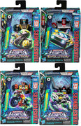 Transformers Legacy Evolution 6 Inch Action Figure Deluxe Class Wave 5 - Set of 4 (Shrapnel-Prowl-Crosscut-Crashbar)