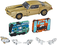 Transformers Generations 5 Inch Action Figure Movie Exclusive - Bumblebee Retro Rock Garage Exclusive (Shelf Wear)