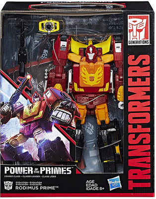Transformers Generations Power Of The Primes 10 Inch Action Figure Leader Class Wave 1 - Rodimus Prime