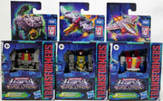 Transformers Legacy Evolution 3.5 Inch Action Figure Core Class Wave 4 - Set of 3 (Scarr - Swoop - Starscream)