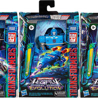 Transformers Legacy Evolution 6 Inch Action Figure Deluxe Class Wave 6 - Set of 3 (Axlegrease - Beach Comber - Devcon)