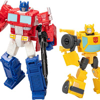 Transformers Legacy Evolution 3.75 Inch Action Figure Core Class - Optimus Prime & Bumblebee