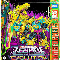 Transformers Legacy Evolution 8 Inch Action Figure Leader Class Exclusive - Grimlock (Neon Color Scheme)