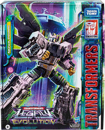 Transformers Legacy Evolution 8 Inch Action Figure Leader Class - Nova Prime Reissue