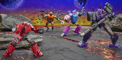 Transformers Legacy United 6 Inch Action Figure Box Set - Cliffjumper - Tarantulas - Squeezeplay - Tarn