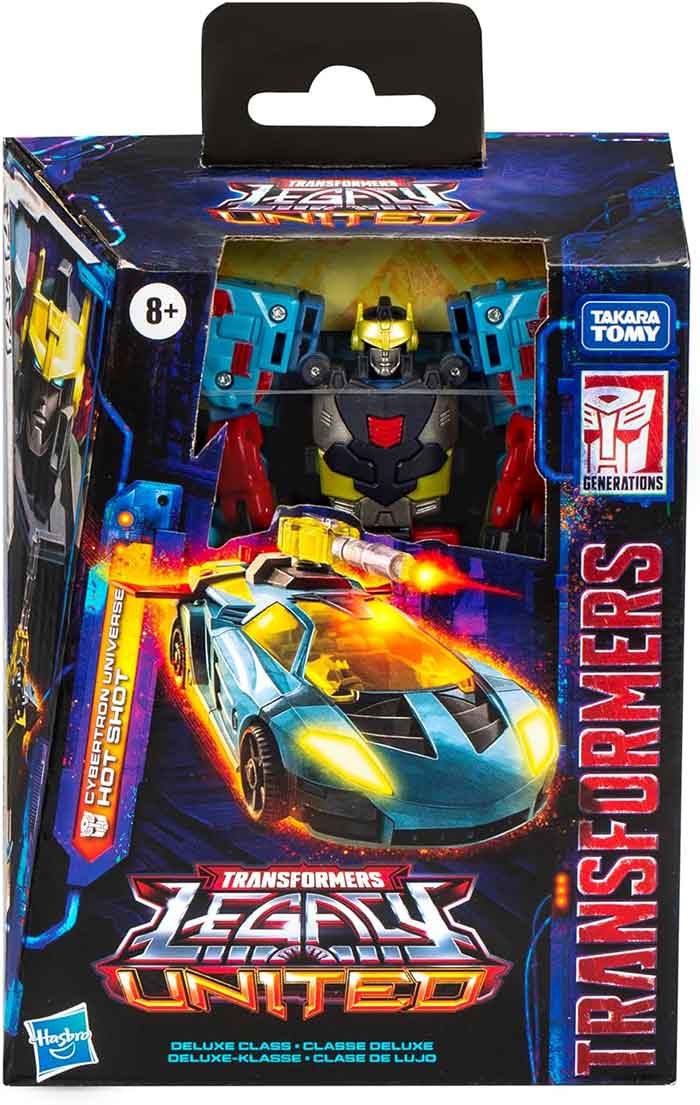 Transformers Legacy United 6 Inch Action Figure Deluxe Class (2024 Wave 3) - Hot Shot