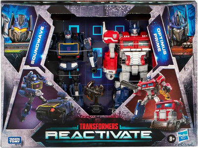 Transformers Reactivate 6 Inch Action Figure Deluxe Class 2-Pack - Soundwave & Optimus Prime