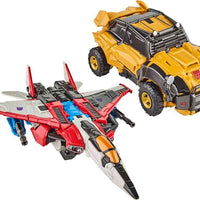 Transformers Reactivate 6 Inch Action Figure Deluxe Class 2-Pack - Starscream & Bumblebee
