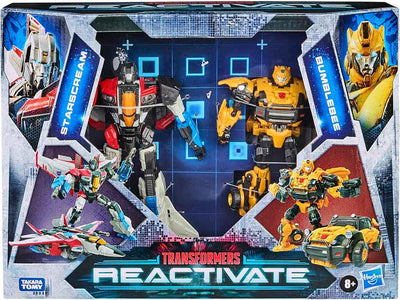 Transformers Reactivate 6 Inch Action Figure Deluxe Class 2-Pack - Starscream & Bumblebee