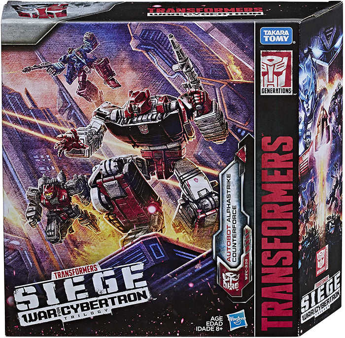 Transformers Siege War For Cybertron Deluxe Class 6" Action Figure 3-Pack Exclusive - Alphastrike Counterforce Reissue