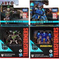 Transformers Studio Series 3.75 Inch Action Figure Core Class (2024 Wave 1) - Set of 2 (Rumble - Mohawk)
