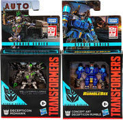 Transformers Studio Series 3.75 Inch Action Figure Core Class (2024 Wave 1) - Set of 2 (Rumble - Mohawk)