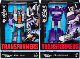 Transformers Studio Series 7 Inch Action Figure Voyager Class (2026 Wave 2) -  Set of 2 (Skywarp - Shockwave)