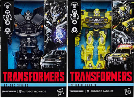 Transformers Studio Series 7 Inch Action Figure Voyager Class (2026 Wave 7) - Set of 2 (Ratchet - Ironhide)