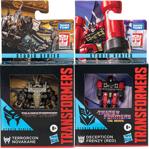 Transformers Studio Series 3.75 Inch Action Figure Core Class (2023 Wave 4) - Set of 2 (Frenzy - Novakane)