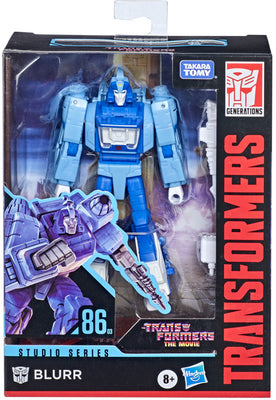 Transformers Studio Series 5 Inch Action Figure Deluxe Class (2021 Wave 1) - Blurr #86-03